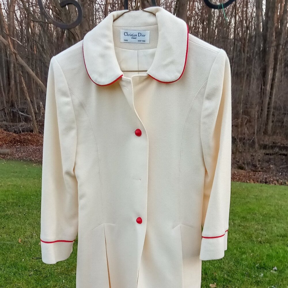 Christian Dior Girl's Wool Peacoat Size 10